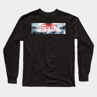 Flying octopus (tobutako) Long Sleeve T-Shirt